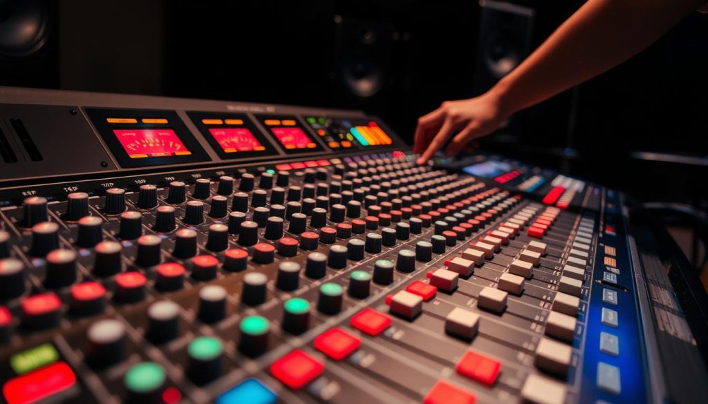Mixer audio profesional untuk alat musik band lengkap Mixer audio profesional untuk alat musik band lengkap